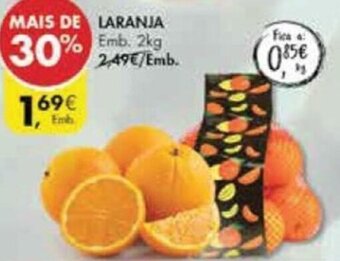 Pingo Doce Laranja 2kg promoção
