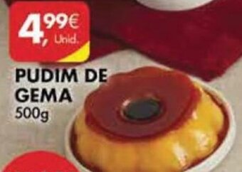 Pingo Doce Pudim de Gema 500g promoção
