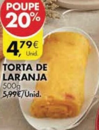 Pingo Doce Torta de Laranja 500g promoção