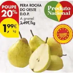 Pingo Doce Pera rocha do oeste d.o.p promoção