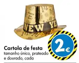 TEDi Cartola de festa promoção
