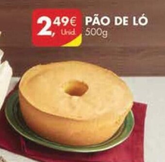 Pingo Doce Pão de Ló 500g promoção