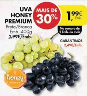 Pingo Doce Uva Honey Premium 400g promoção