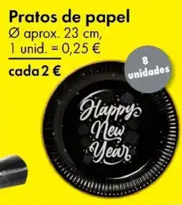 TEDi Pratos de papel promoção