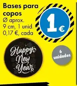 TEDi Bases para copos promoção