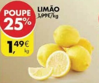 Pingo Doce Limão promoção