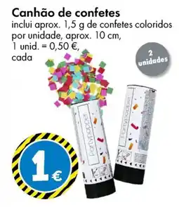 TEDi Canhão de confetes promoção