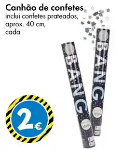 TEDi Canhão de confetes promoção