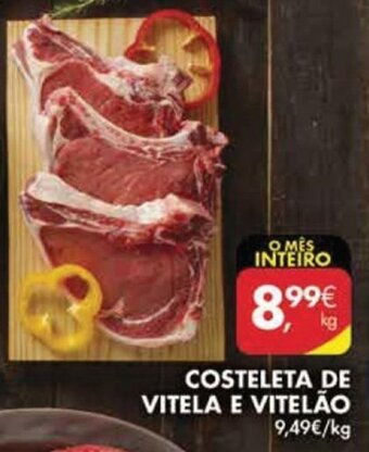 Pingo Doce Costeleta de Vitela e Vitelão promoção