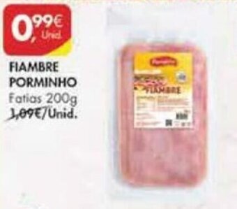 Pingo Doce Fiambre Porminho 200g promoção