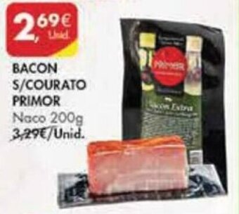 Pingo Doce Bacon s/Courato Primor 200g promoção
