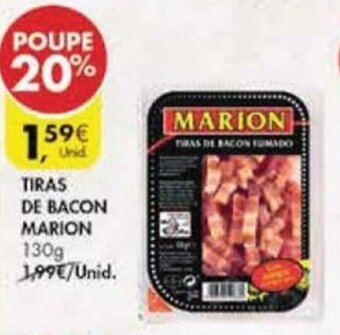 Pingo Doce Tiras de Bacon Marion 130g promoção