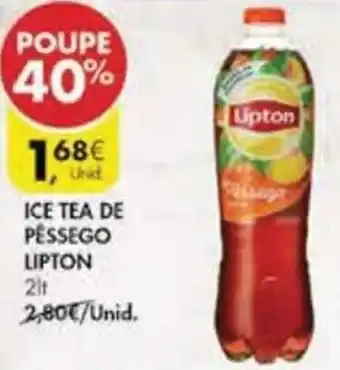 Pingo Doce Ice Tea de Péssego Lipton 2lt promoção