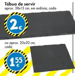 TEDi Tábua de servir promoção