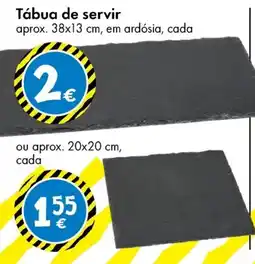 TEDi Tábua de servir promoção