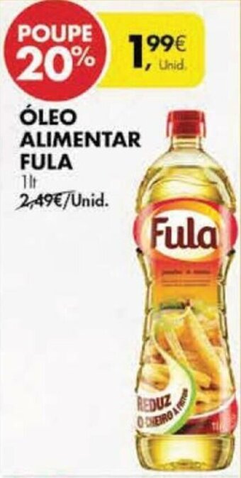 Pingo Doce Óleo Alimentar Fula 1lt promoção