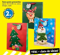 TEDi Saco para presentes promoção