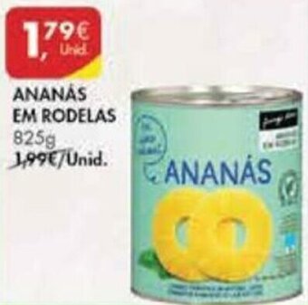 Pingo Doce Ananás Em Rodelas 825g promoção