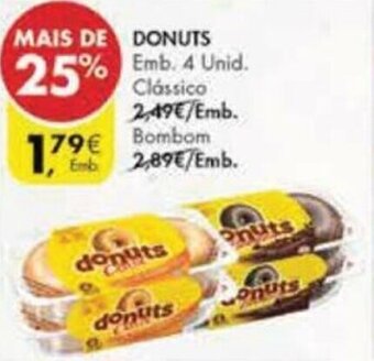 Pingo Doce Donuts Clássico 4 Unid promoção