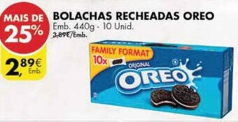 Pingo Doce Bolachas Recheadas Oreo 440g promoção