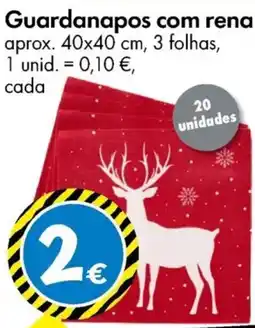 TEDi Guardanapos com rena❘ promoção