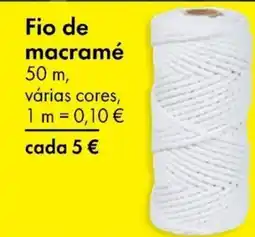 TEDi Fio de macramé promoção