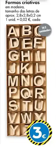 TEDi Formas criativas promoção