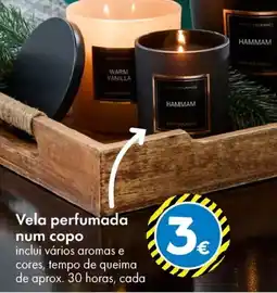 TEDi Vela perfumada num copo promoção