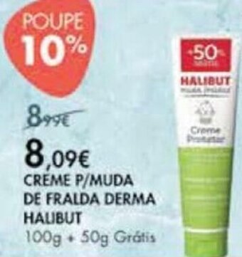Creme P/Muda de Fralda Derma Halibut 100g + 50g