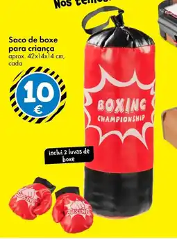 TEDi Saco de boxe para criança promoção