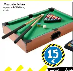 TEDi Mesa de bilhar promoção