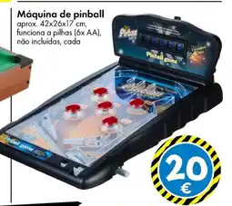 TEDi Máquina de pinball promoção