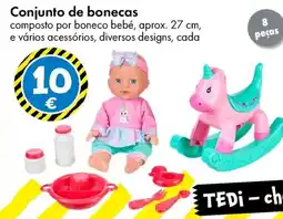 TEDi Conjunto de bonecas promoção