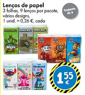 TEDi Lenços de papel promoção