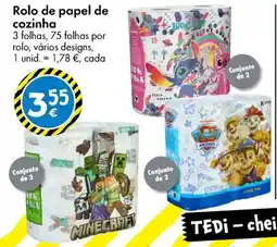 TEDi Rolo de papel de cozinha promoção