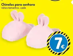 TEDi Chinelos para senhora vários tamanhos, cada promoção
