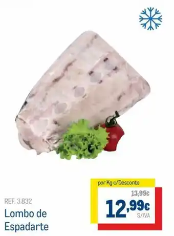 Lombo de Espadarte
