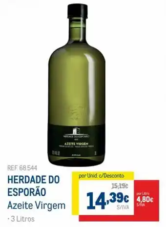 Makro Herdade do Esporão Azeite Virgem 3L promoção