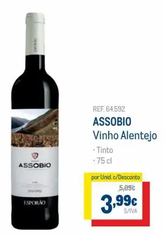 Makro Assobio Vinho Alentejo 75cl promoção