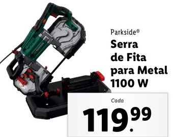 Lidl Parkside Serra de Fita para Metal 1100W promoção