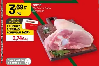 PORCO Pá York c/ Osso e c/ Couro