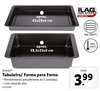 Ernesto Tabuleiro/ Forma para Forno