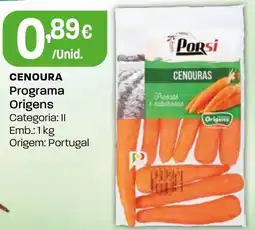 Intermarché Cenoura Programa Origens promoção