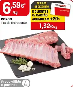 Intermarché PORCO Tira de Entrecosto promoção