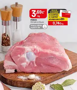 Intermarché PORCO Pá York c/ Couro promoção