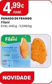 Intermarché Panado de frango fileni promoção