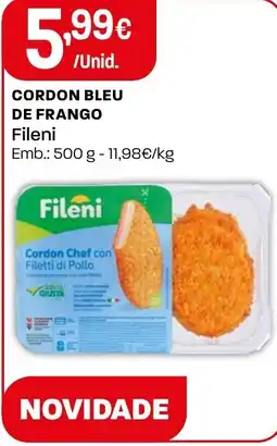 Intermarché Cordon bleu de frango Fileni promoção
