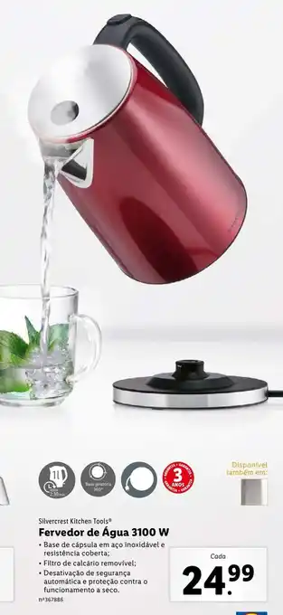 Lidl Silvercrest Kitchen de Água 3100W promoção