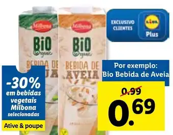 Lidl Ative & Poupe Bio Bebida de Aveia promoção