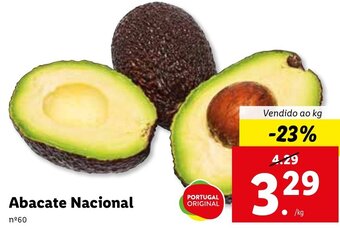 Lidl Abacate Nacional promoção